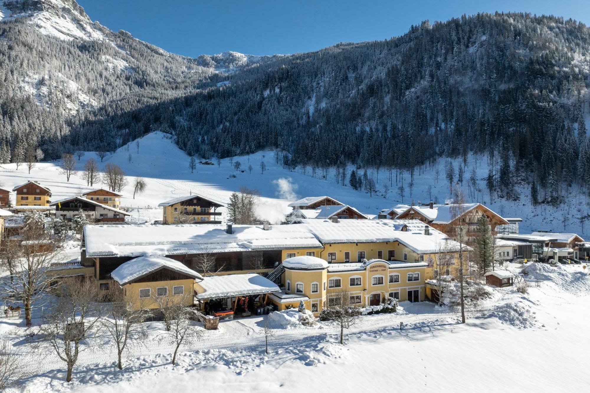 Ferienhotel Gasthof Zur Post Untertauern Buitenkant foto